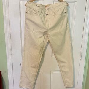 Ann Taylor Beige Boyfriend Jeans